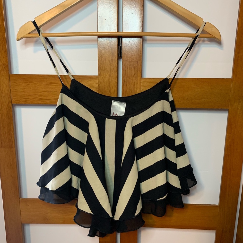 Cropped Flowy Club Tank